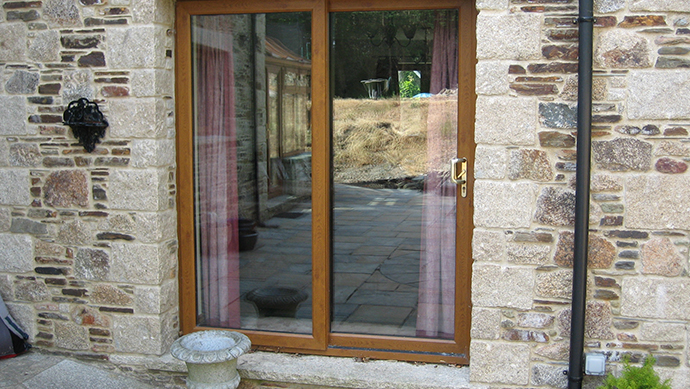 Patio Doors.jpg Sliding Patio Doors in woodgrain